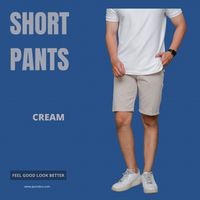 Celana chinos pendek khaki slimfit